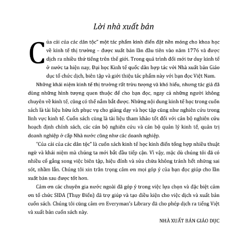 Tải FREE sách Của Cải Của Các Dân Tộc PDF