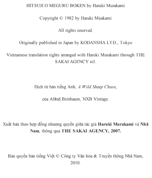 Tải FREE sách Cuộc Săn Cừu Hoang PDF có tiếng Việt 6 Tải FREE sách Cuộc Săn Cừu Hoang PDF có tiếng Việt