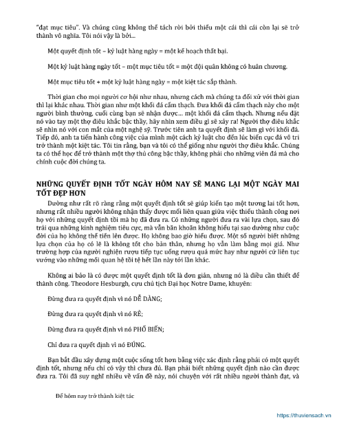 Tải FREE sách Để Hôm Nay Trở Thành Kiệt Tác PDF có tiếng Việt 6 Tải FREE sách Để Hôm Nay Trở Thành Kiệt Tác PDF có tiếng Việt