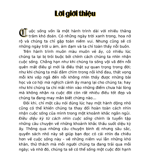 Tải FREE sách Điều Diệu Kỳ Từ Cách Nhìn Cuộc Sống PDF 7 Tải FREE sách Điều Diệu Kỳ Từ Cách Nhìn Cuộc Sống PDF