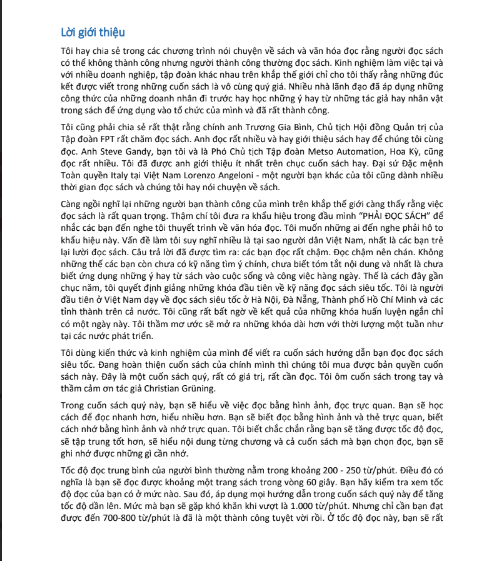 Tải FREE sách Đọc Sách Siêu Tốc PDF