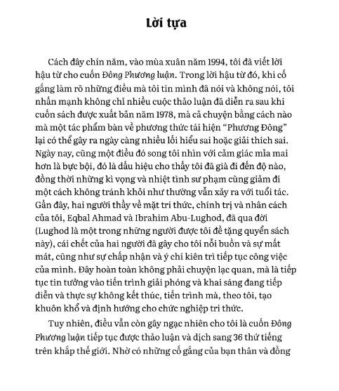 Tải FREE sách Đông Phương Luận - Edward Wadie Said PDF