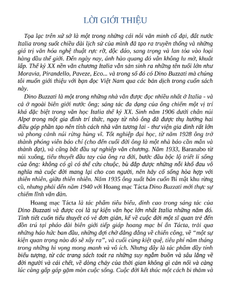 Tải FREE sách Hoang Mạc Tarta PDF có tiếng Việt