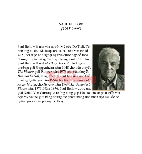 Tải FREE sách Học Giả Herzog - Saul Bellow PDF