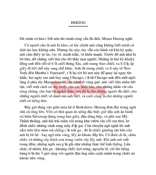 Tải FREE sách Học Giả Herzog - Saul Bellow PDF