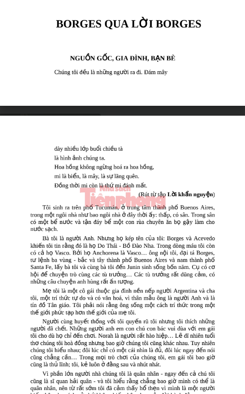 Tải FREE sách Jorge Luis Borges – Tuyển Tập PDF 6 Tải FREE sách Jorge Luis Borges – Tuyển Tập PDF