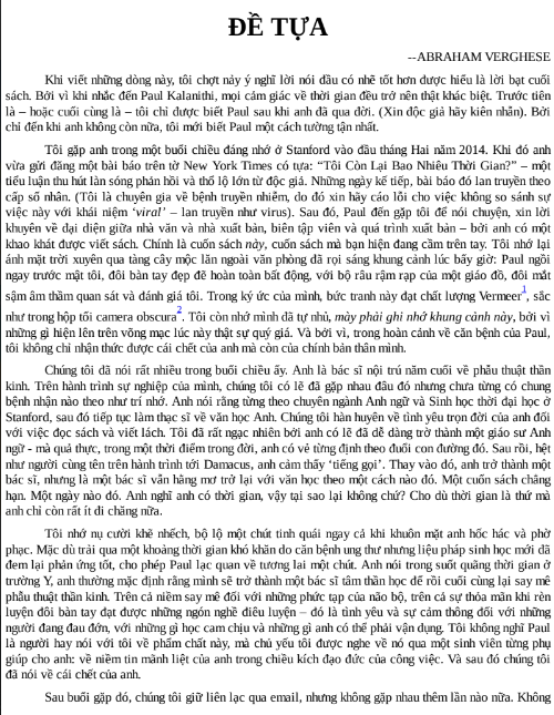 Tải FREE sách Khi Hơi Thở Hóa Thinh Không PDF có tiếng Việt