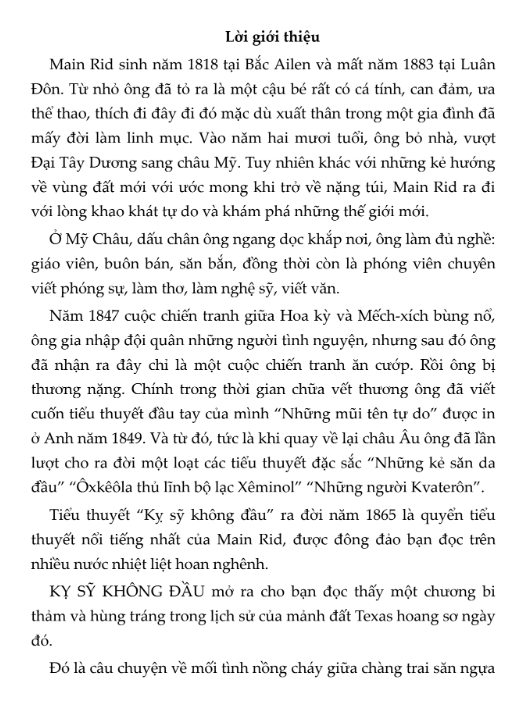 Tải FREE sách Kỵ Sĩ Không Đầu PDF có tiếng Việt