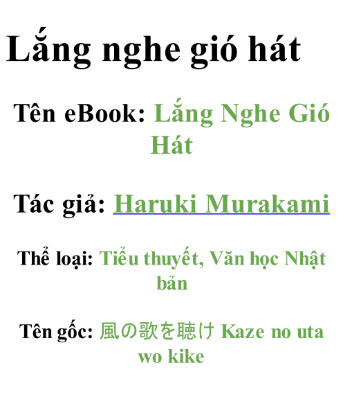 Tải FREE sách Lắng Nghe Gió Hát PDF có tiếng Việt 7 Tải FREE sách Lắng Nghe Gió Hát PDF có tiếng Việt