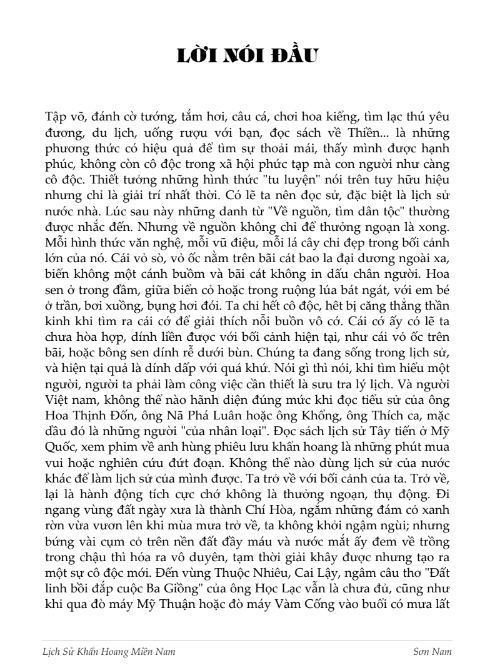 Tải FREE sách Lịch Sử Khẩn Hoang Miền Nam PDF