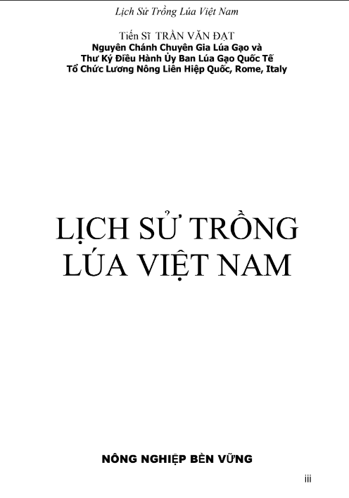 Tải FREE sách Lịch Sử Trồng Lúa Việt Nam PDF 7 Tải FREE sách Lịch Sử Trồng Lúa Việt Nam PDF