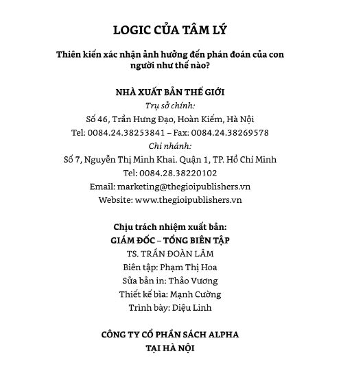 Tải FREE sách Logic Của Tâm Trí PDF có tiếng Việt 7 Tải FREE sách Logic Của Tâm Trí PDF có tiếng Việt