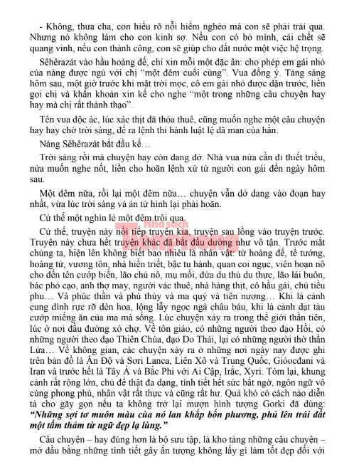 Tải FREE sách Nghìn Lẻ Một Đêm PDF