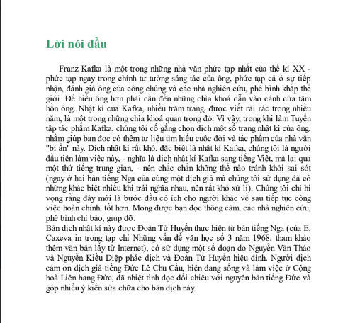 Tải FREE sách Nhật Ký - Franz Kafka PDF có tiếng Việt 6 Tải FREE sách Nhật Ký - Franz Kafka PDF có tiếng Việt