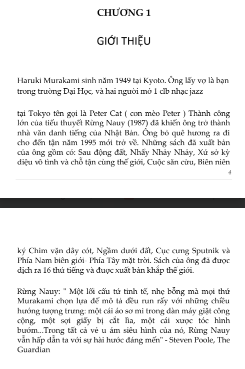 Tải FREE sách Rừng Nauy PDF có tiếng Việt