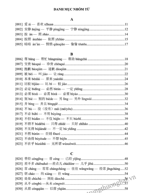 Tải FREE sách So Sánh 125 Nhóm Từ Đồng Nghĩa, Gần Nghĩa Thường Gặp Trong Tiếng Hoa PDF