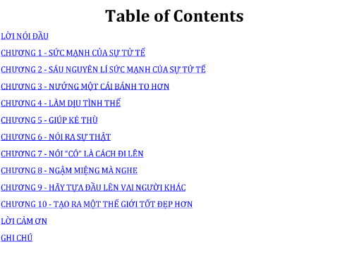Tải FREE sách Sức Mạnh Của Sự Tử Tế PDF có tiếng Việt