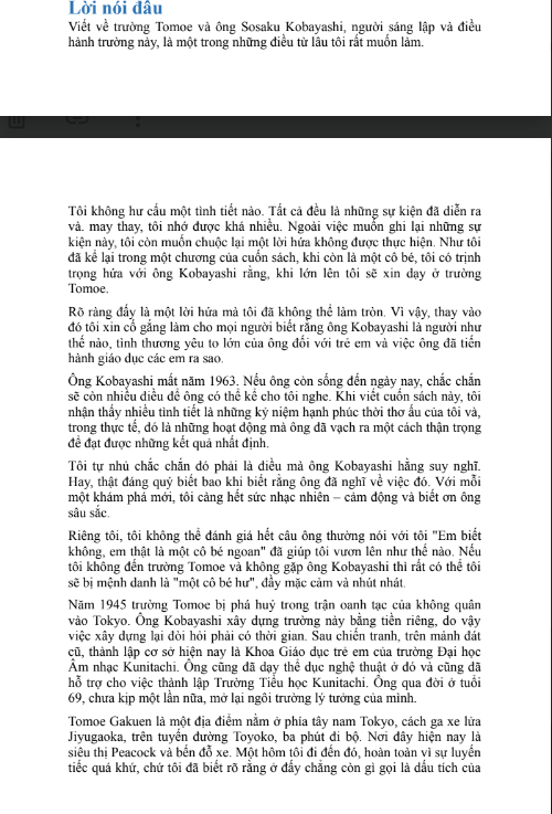 Tải FREE sách Totto - Chan Bên Cửa Sổ PDF có tiếng Việt