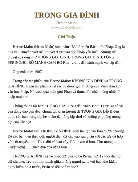 Tải FREE sách Trong Gia Đình PDF có tiếng Việt